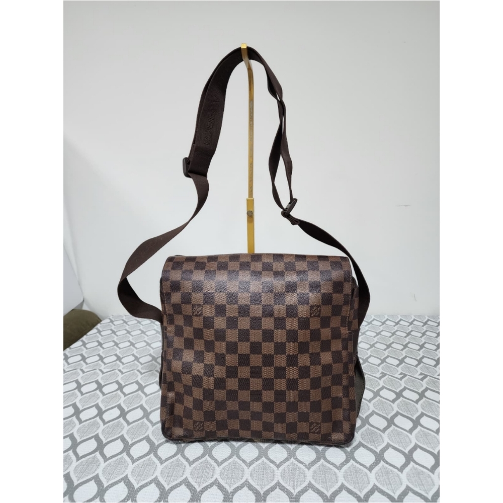 LOUIS VUITTON Damier Canvas Naviglio Messenger Bag Brown - Picture 5 of 14